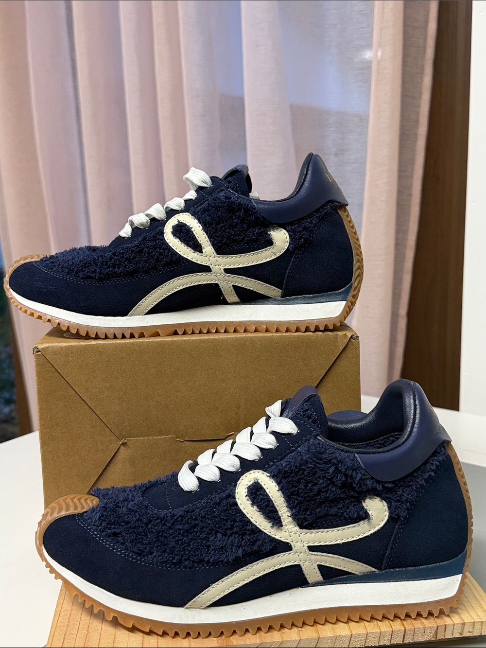 Women’s Loewe like Flow Runner Sneakers - Picture 11 of 15